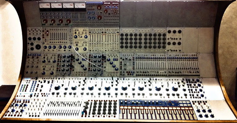 The Buchla at EMS studio at Stockholm