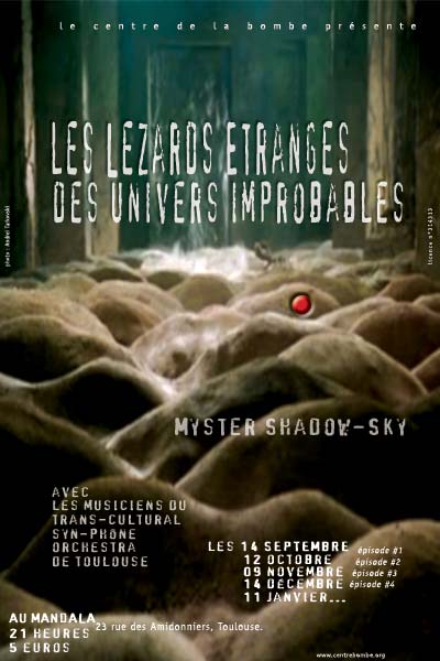 poster des lézards étranges des univers improbables