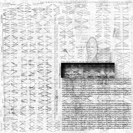 le multiple de la langue des lignes pour quatuor vocal (verso)