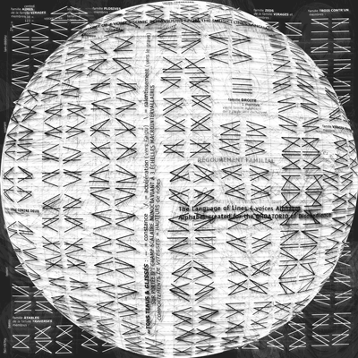 Planetary alphabet of The Language of Lines, for 4 together voices