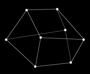 figure à 8 sommets cubique