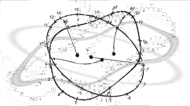 horloge 2D elliptique heptadécimale et ses transformations possibles